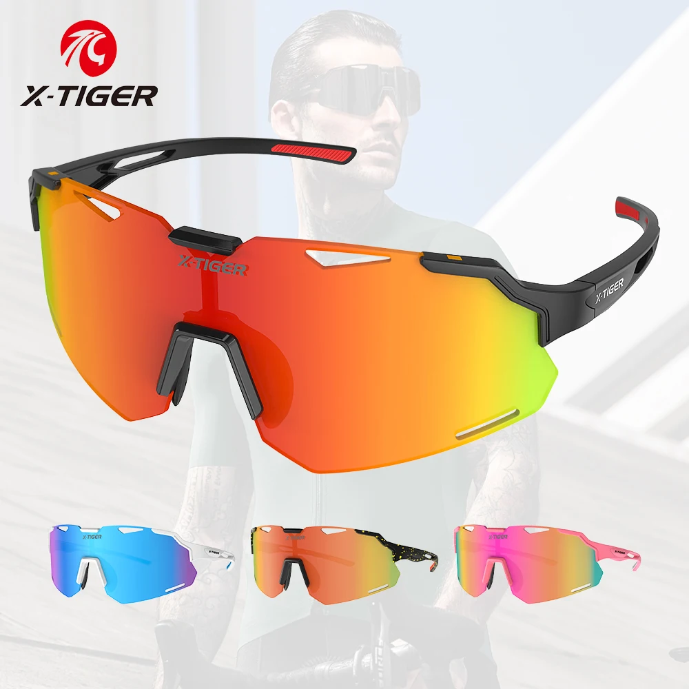 

X-TIGER Color Riding Glasses Myopia Frames Fishing Driving Sports Sunglasses Men's Myopia Sunglasses Road Bike Eyewear 2024