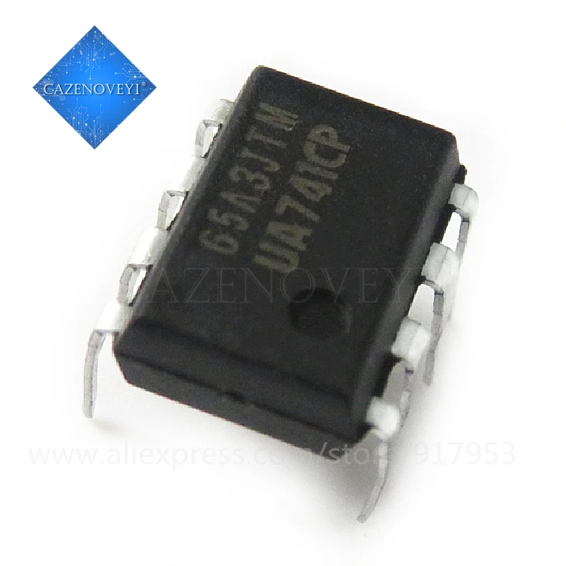 10pcs/lot UA741CN UA741CP UA741 LM741 NJM741D DIP-8 In Stock