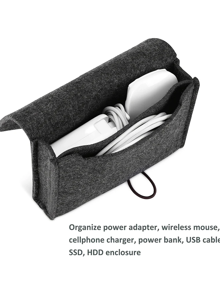 حقيبة تخزين صغيرة متعددة الوظائف ، منظم السفر ، حقيبة محمولة ، حقيبة لكابل البيانات ، باور بانك ، سماعة أذن ، شاحن ، جديد