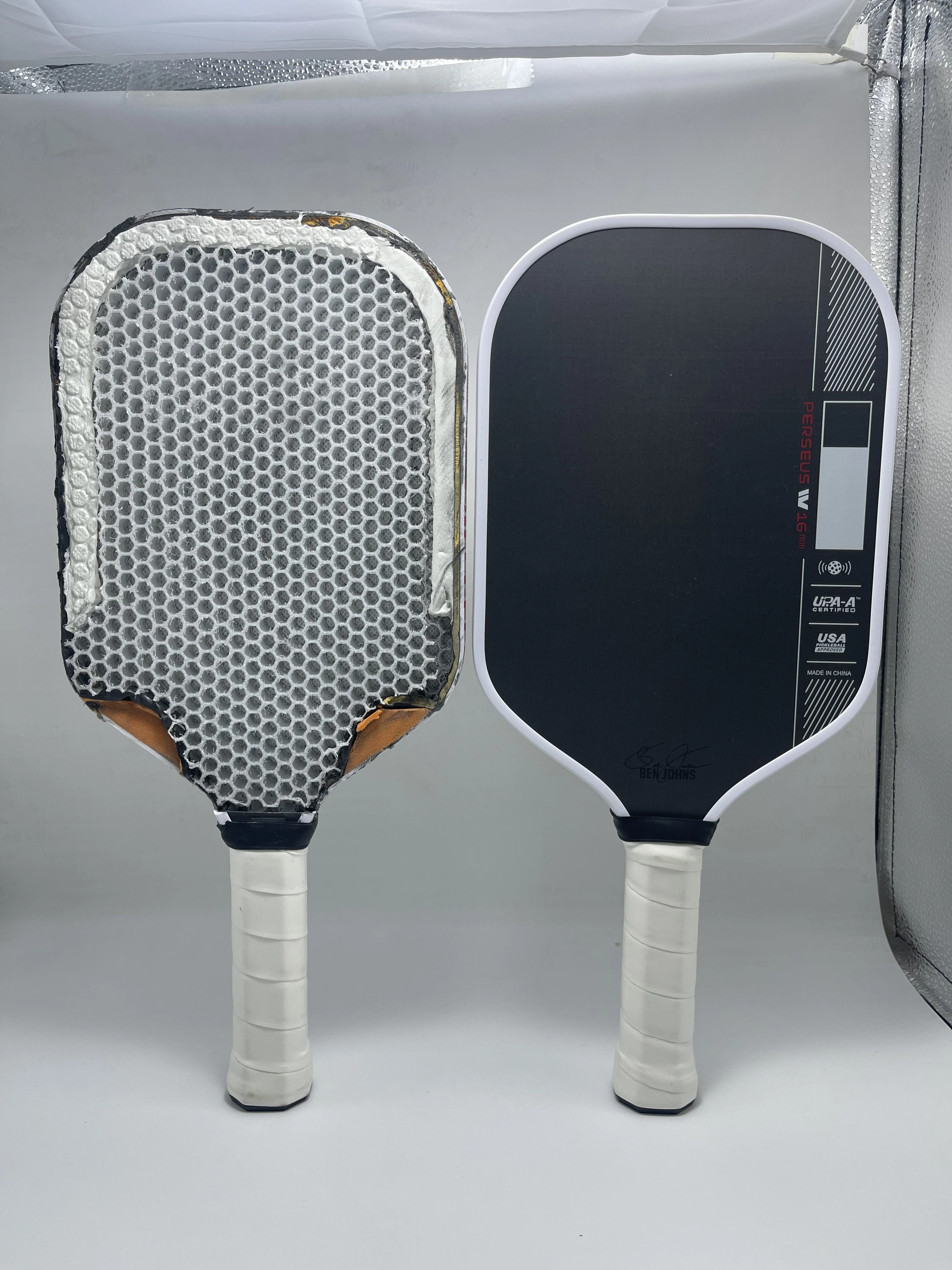 Seri Pro Perseus4 Hyperion4 Scorpeus4 16Mm Ketebalan TFP GEN4 Inti Thermoforming Toray T700 Dayung Pickleball Serat Karbon