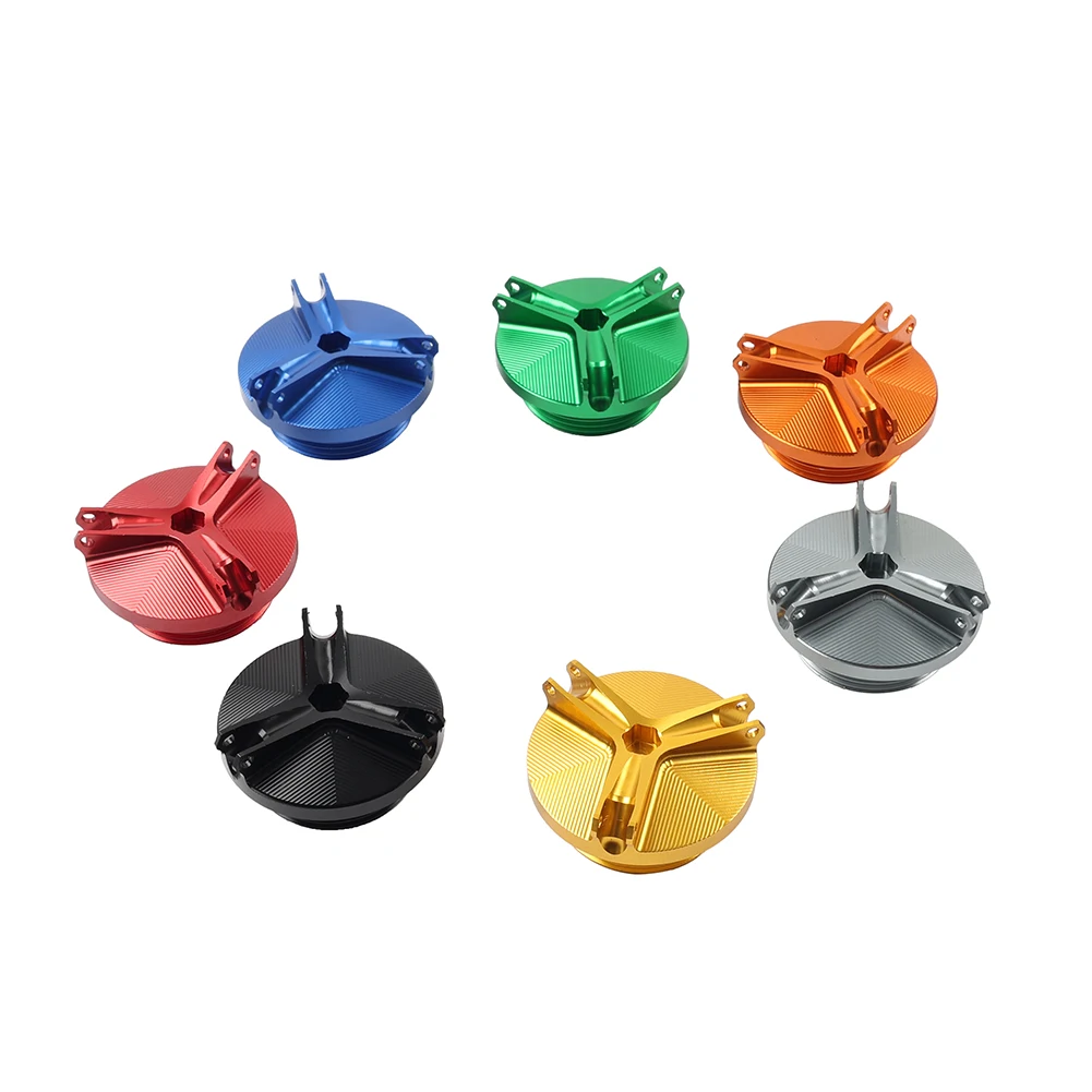 1Pcs Engine Oil Filler Cap Plug Screw Cover Aluminum M30x1.5mm For Kawasaki Z750 ZX6R ZX636 ZX-6R ZX10R ZX14R