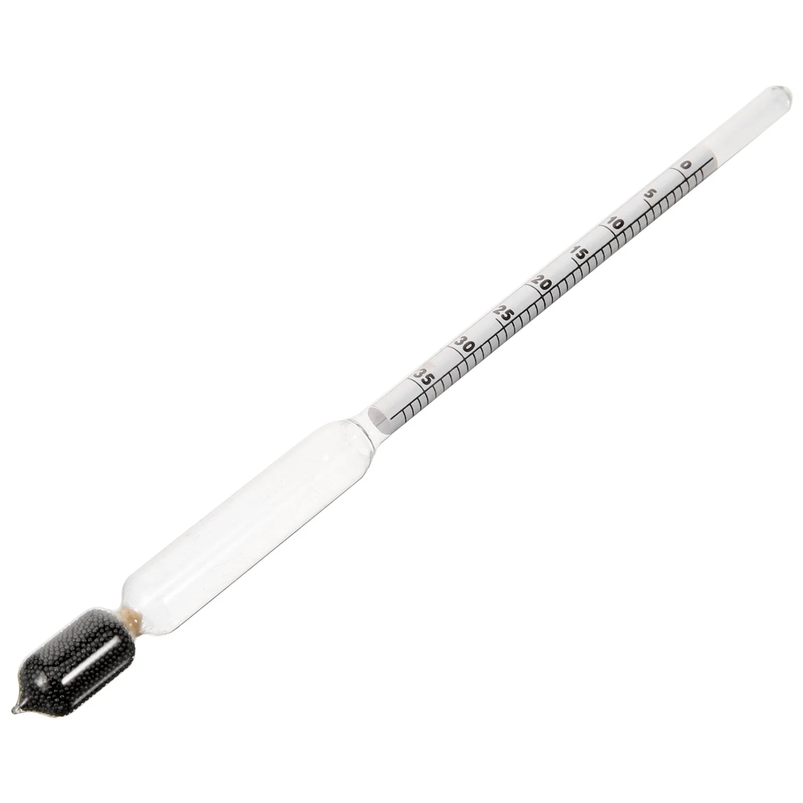 Possible output: "Glass Hydrometer 0-35 Specific Gravity Dual Scale Laboratory Heavy Liquids Measuring Device Distilling