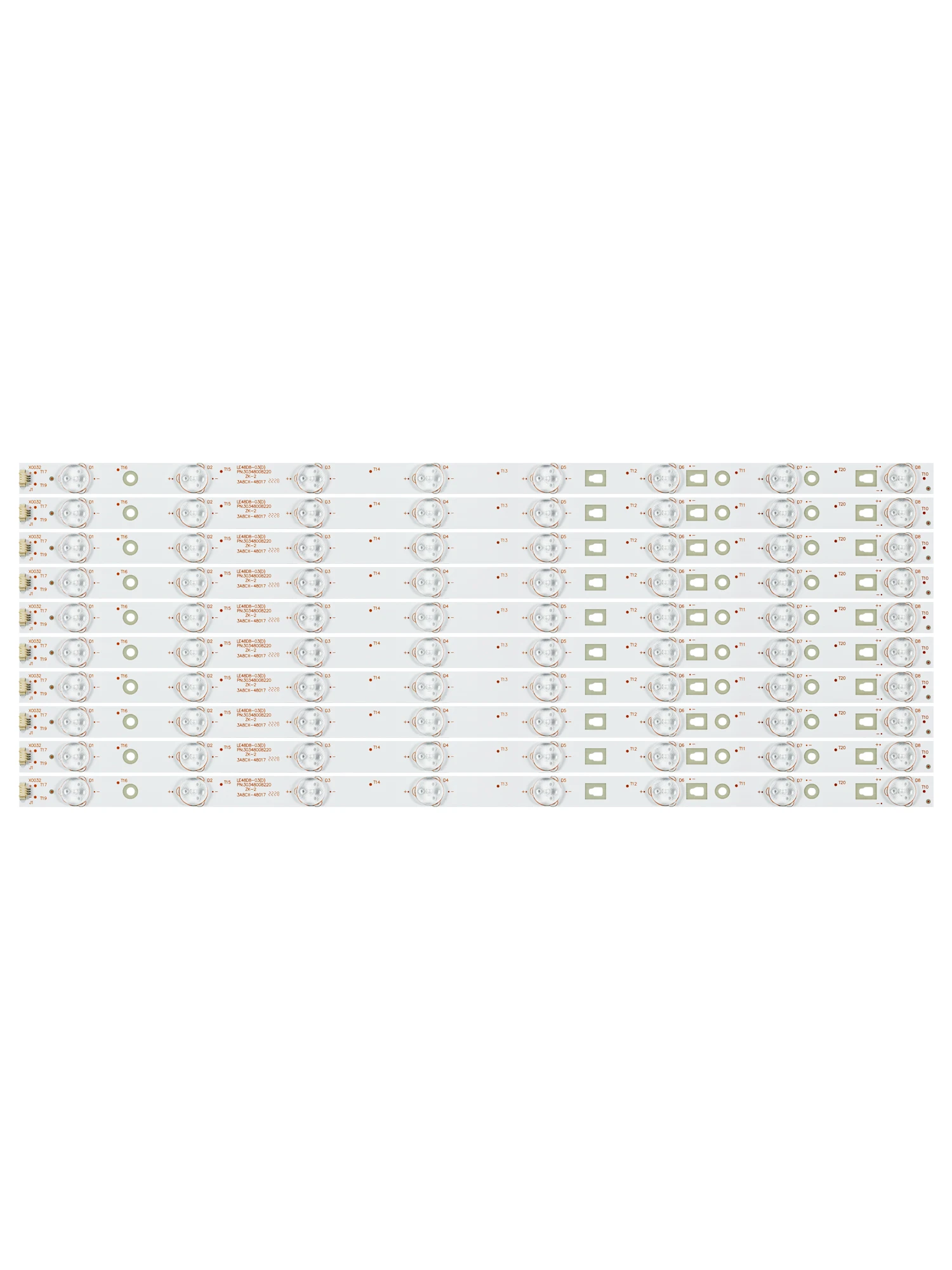 

LED Strips For 48UF2500 LE48U5000TF LE48B510F LE48G520N 48C6 LT-48C570 PLE-4806FHD LED48D8-03(D) 1303480082200 LE48D8-03(A)
