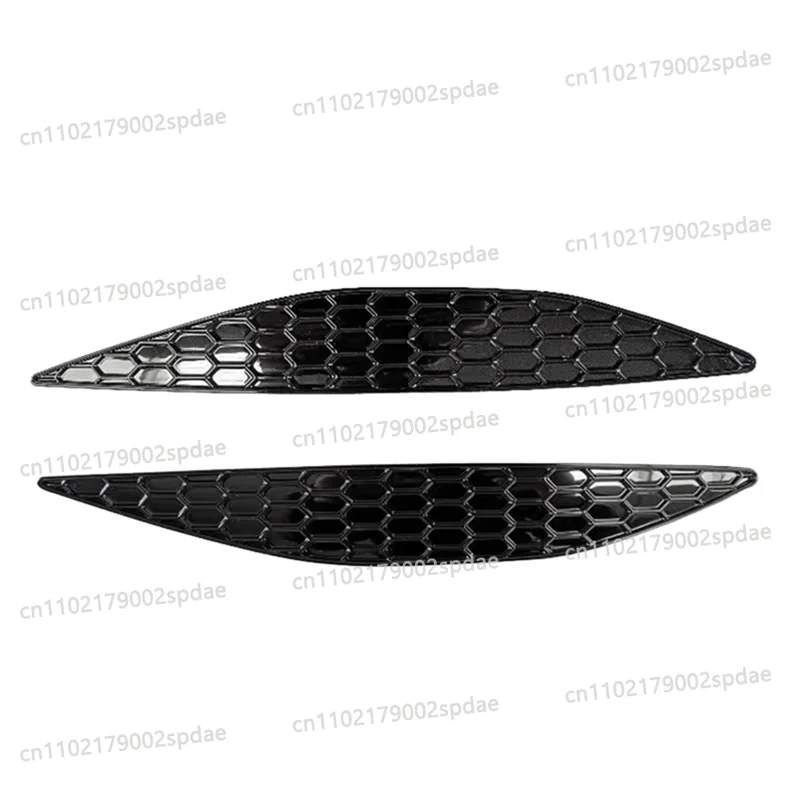 1 Pair Rear Bumper Honeycomb Reflector Cover Trim Fit Golf 7 Rear Bar Styling Decor