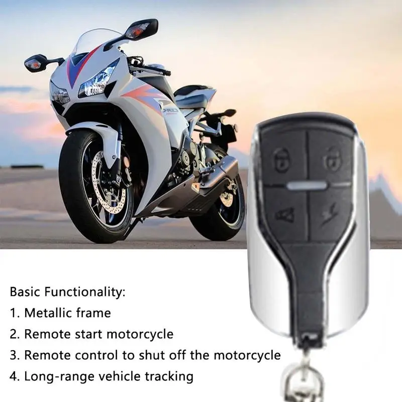 Motorcycle Alarm Anti-Theft Waterproof Motorcycle Remote Control Warner Loud Alarm With High Sensitivity Security System For