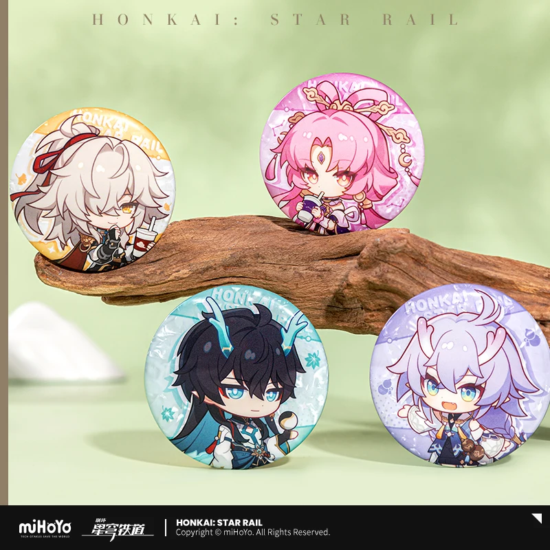 

Honkai: Star Rail Train Tour Adventure Series Q версия жести значок официальный оригинальный коллекционный выпуск подарок на день рождения