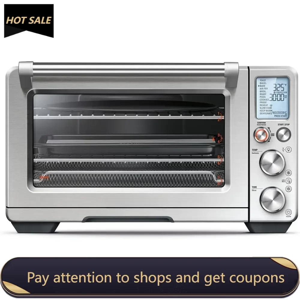 

Oven Air Fryer Pro, Smart Countertop Oven, Small Electric Oven, Air Fryer Toaster Oven Combo, Brushed Stainless Steel