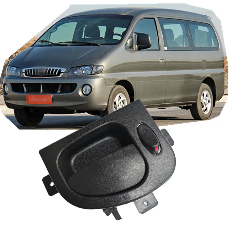 Para Starex H1 I800 1996-2007 JAC Refine, Interruptor de Porta Deslizante Interna, Manopla da Porta Central Preta 83620-4A000