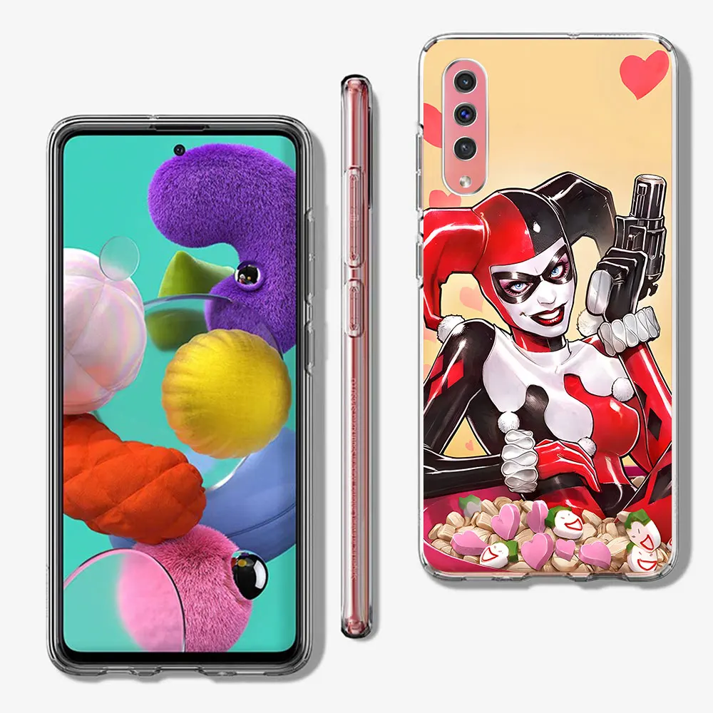 Harley Quinn Case for Samsung Galaxy A30s A50 A50s A70 A70s A40 A7 A04s A20e A10 A20 A30 A20s A03s A10s Silicone Phone Cover