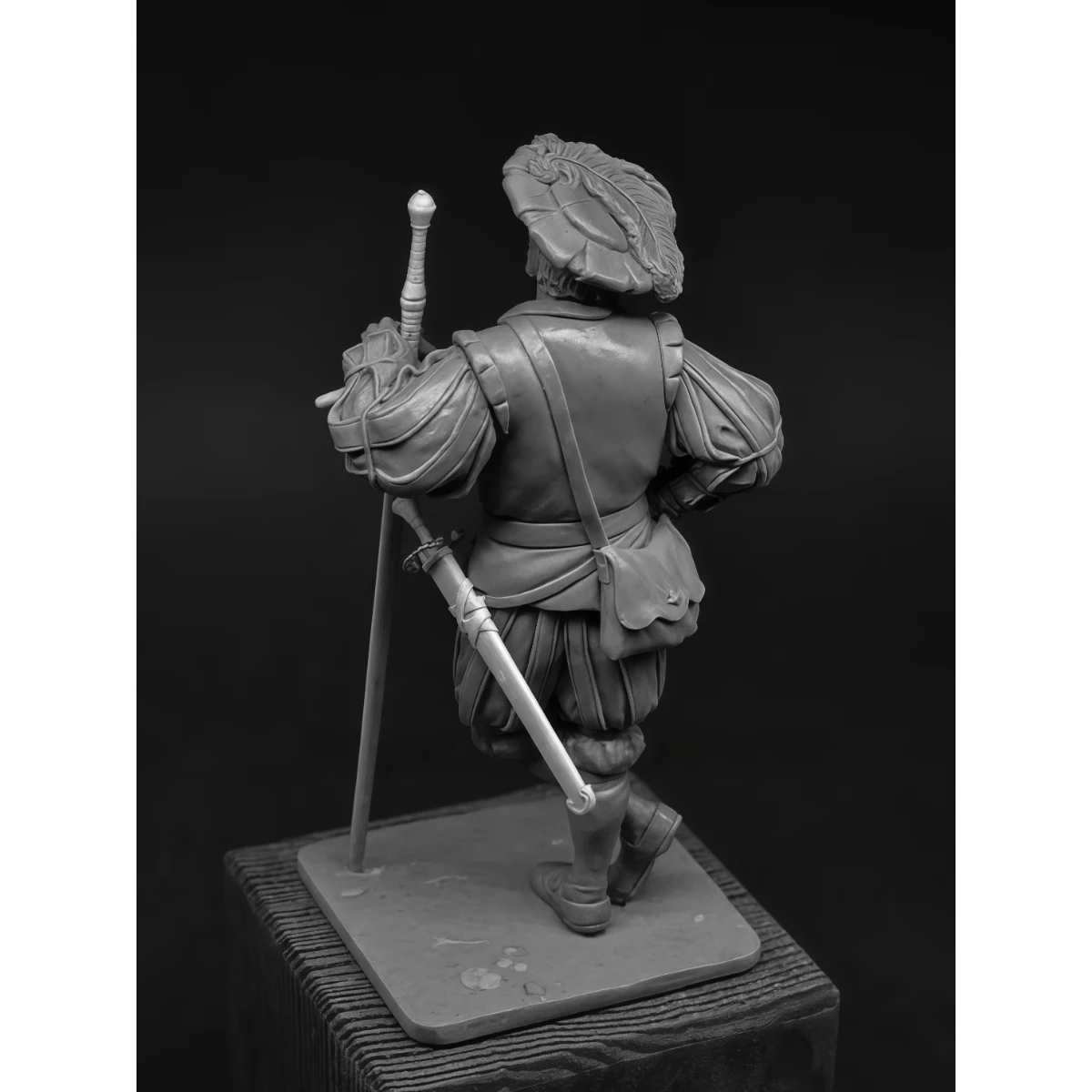 1/24 Unbemalter Resin-Modellbausatz, Federer's Worm Barrett Schwankert, unmontiert und unbemalt, GK