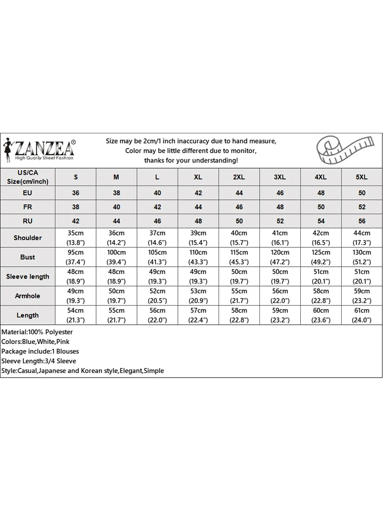 ZANZEA Elegant Lace Blouse Women 3/4 Puff Sleeve Solid Color Tunic Tops 2025 Autumn O-Neck See-through Casual Office Lady Shirts