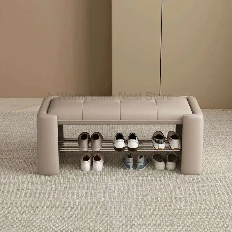 

Simple Nordic Shoe Change Stool Designer Modern Relaxing Step Stool Design Unique Aesthetics Living Room Muebles Home Furniture