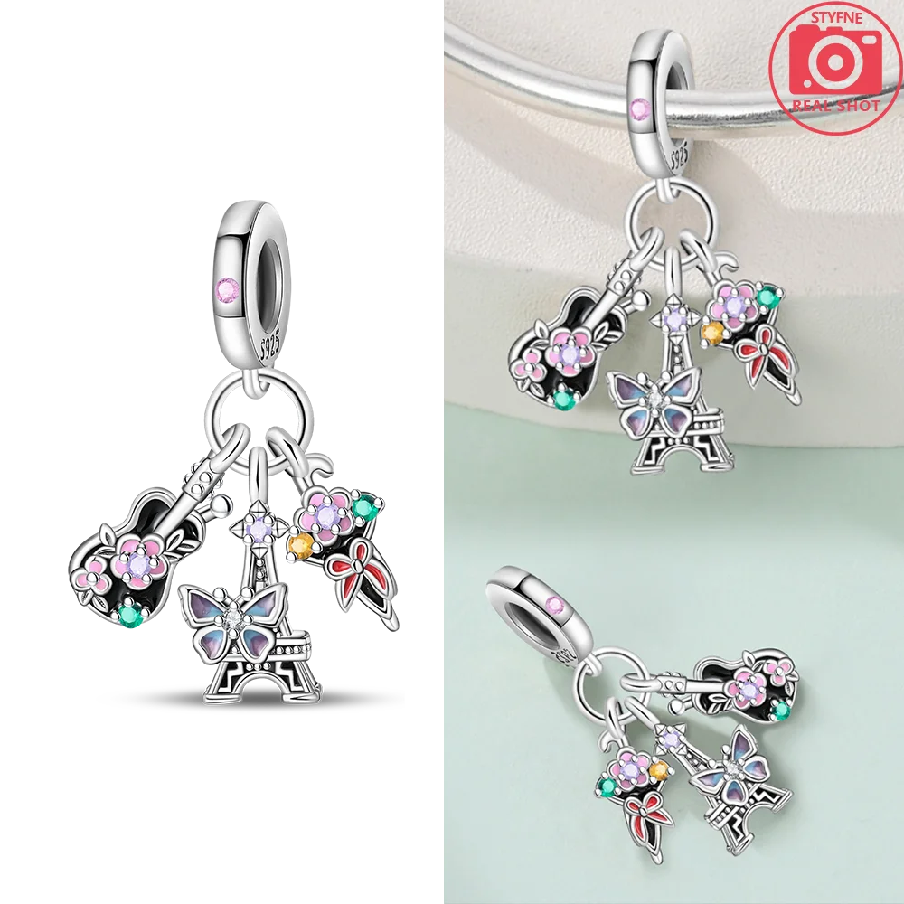 Sunflower Safety Original Charms Silver Plated Beads for Bracelets & Keychains