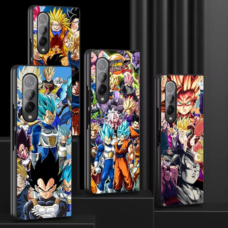 Funda para Samsung Galaxy ZFold6 ZFold4 ZFold5 Z Fold 7 6 5 4 3 ZFold3 ZFold7 funda trasera para teléfono Dragon Ball Saiyan Prince Vegeta