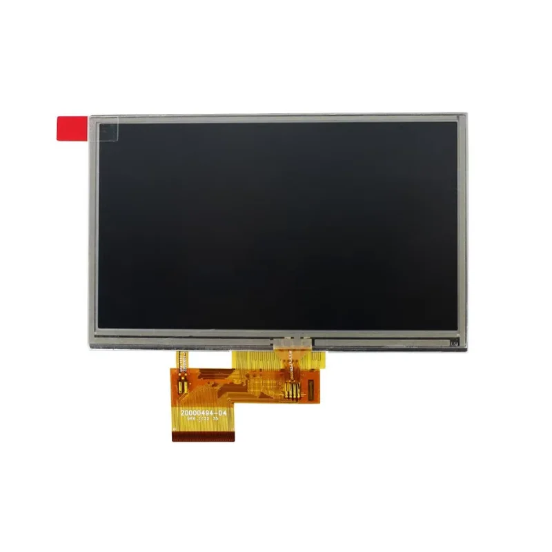 New 5 Inch AT050TN34 V.1 LCD Display GPS LCD Screen line with resolution 480*272 Without touch screen 67 Pin Replacement