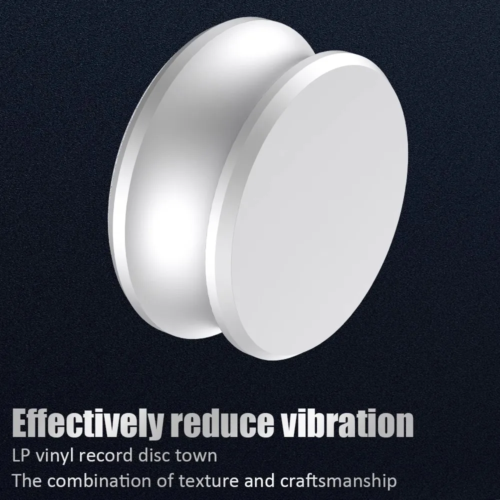 Preffair LP280B Алюминиевый сплав LP Виниловый проигрыватель пластинок Сбалансированный металлический стабилизатор диска Весовой зажим Поворотный стол