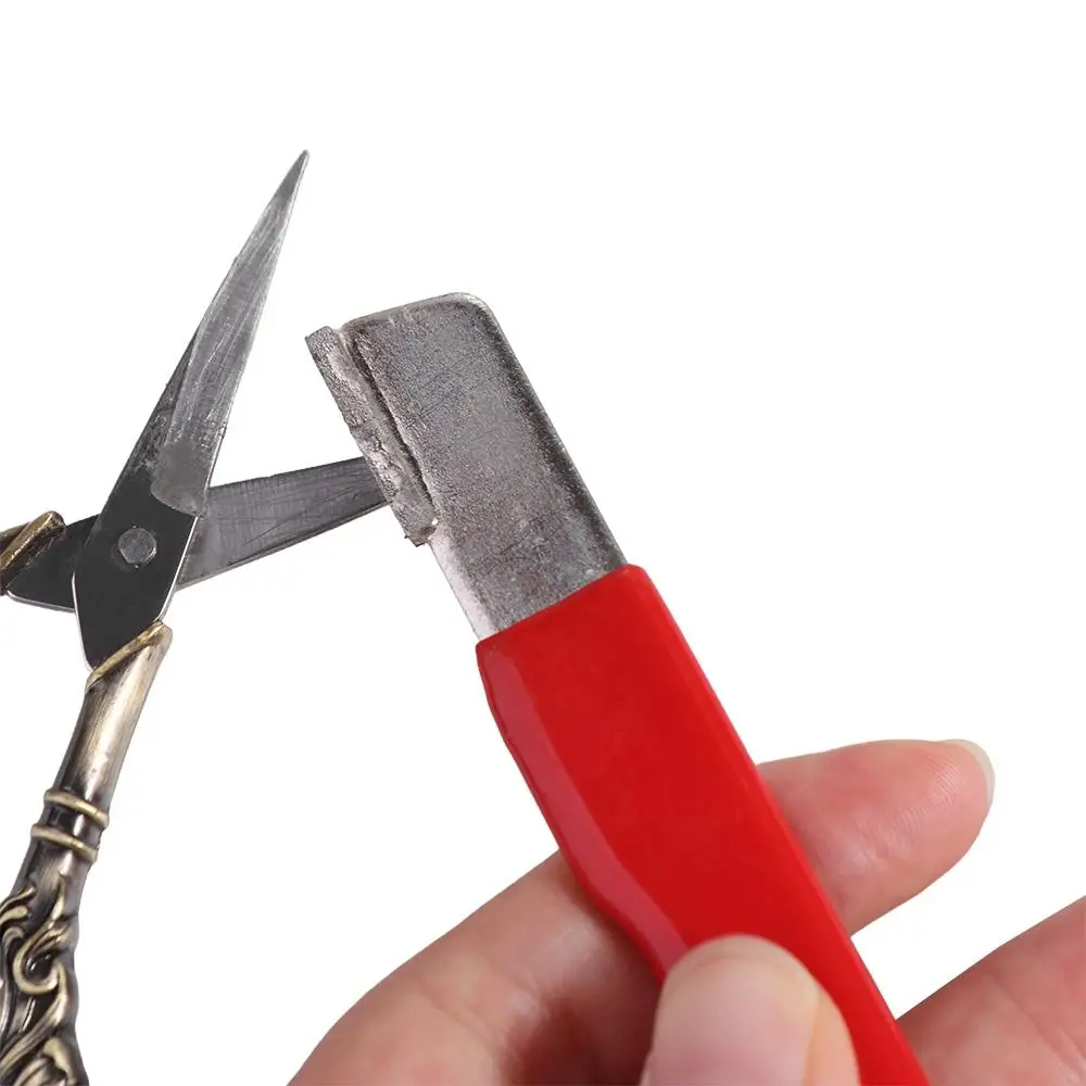 Alloy Garden Shear Sharpening Stone Outdoor Portable Garden Outdoor Sharpening Tool Professional Outdoor Scissors Sharpener