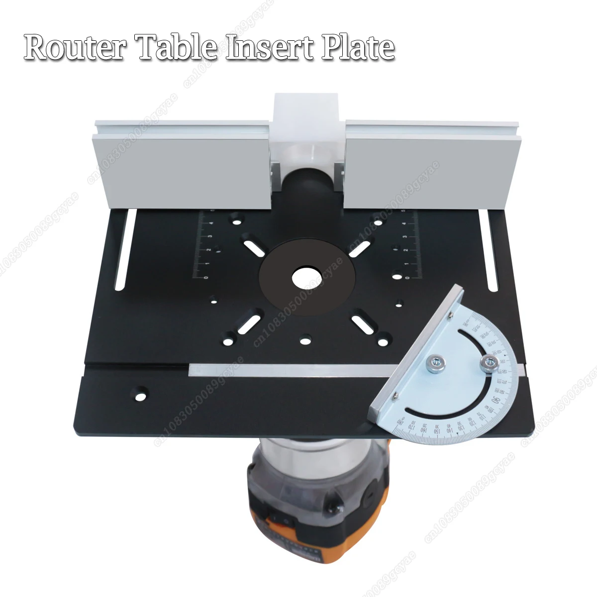 

Multifunctional Aluminium Router Table Insert Plate Woodworking Electric Wood Router Flip Plate for Working Benches Router Plate