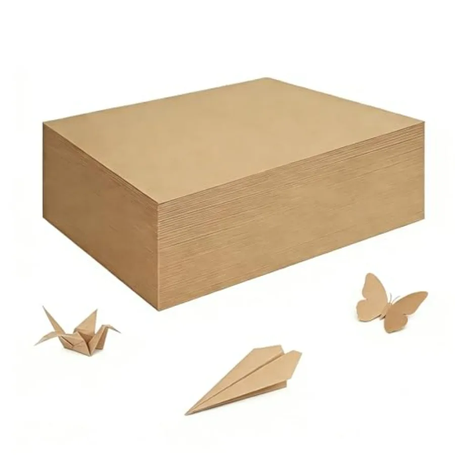 

200 s Kraft Paper for Wrapping Gifts Bouquet 2"x 7"Construction Paper for Art Craft Drawing Supplies Kraft s for Packing Moving