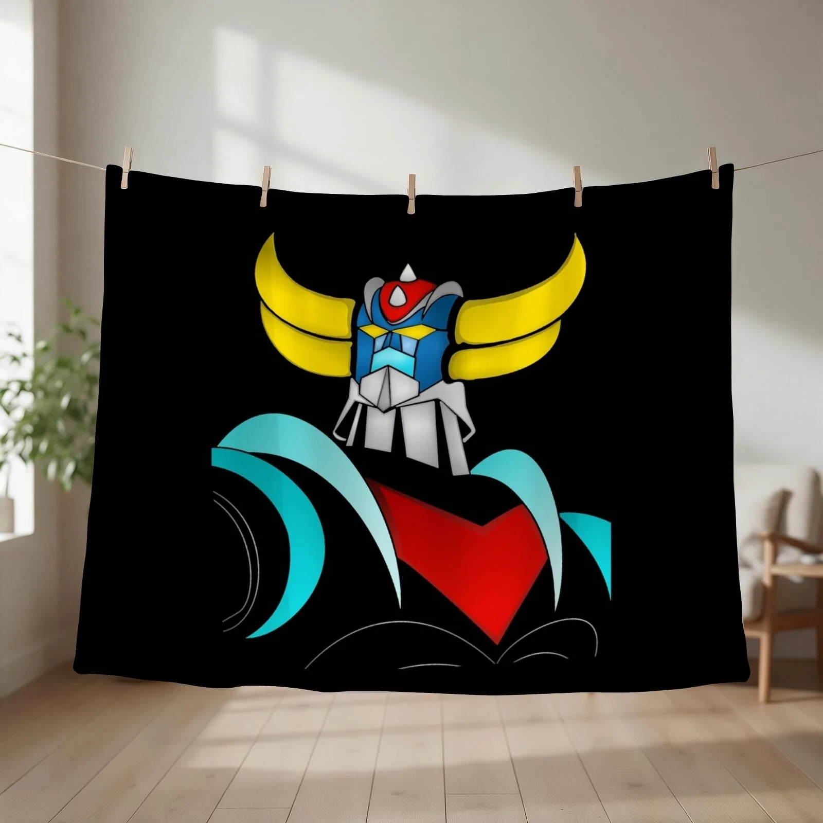 Grendizer, Goldorak Throw Blanket Kid'S Soft Plush Plaid Winter beds Blankets For Bed Blankets