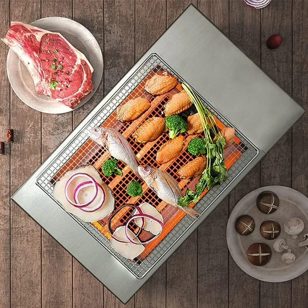 

Top Quality Indoor Electric Smokeless Grill Yakitori Hibachi Commercial Family Style Cooking Appliance