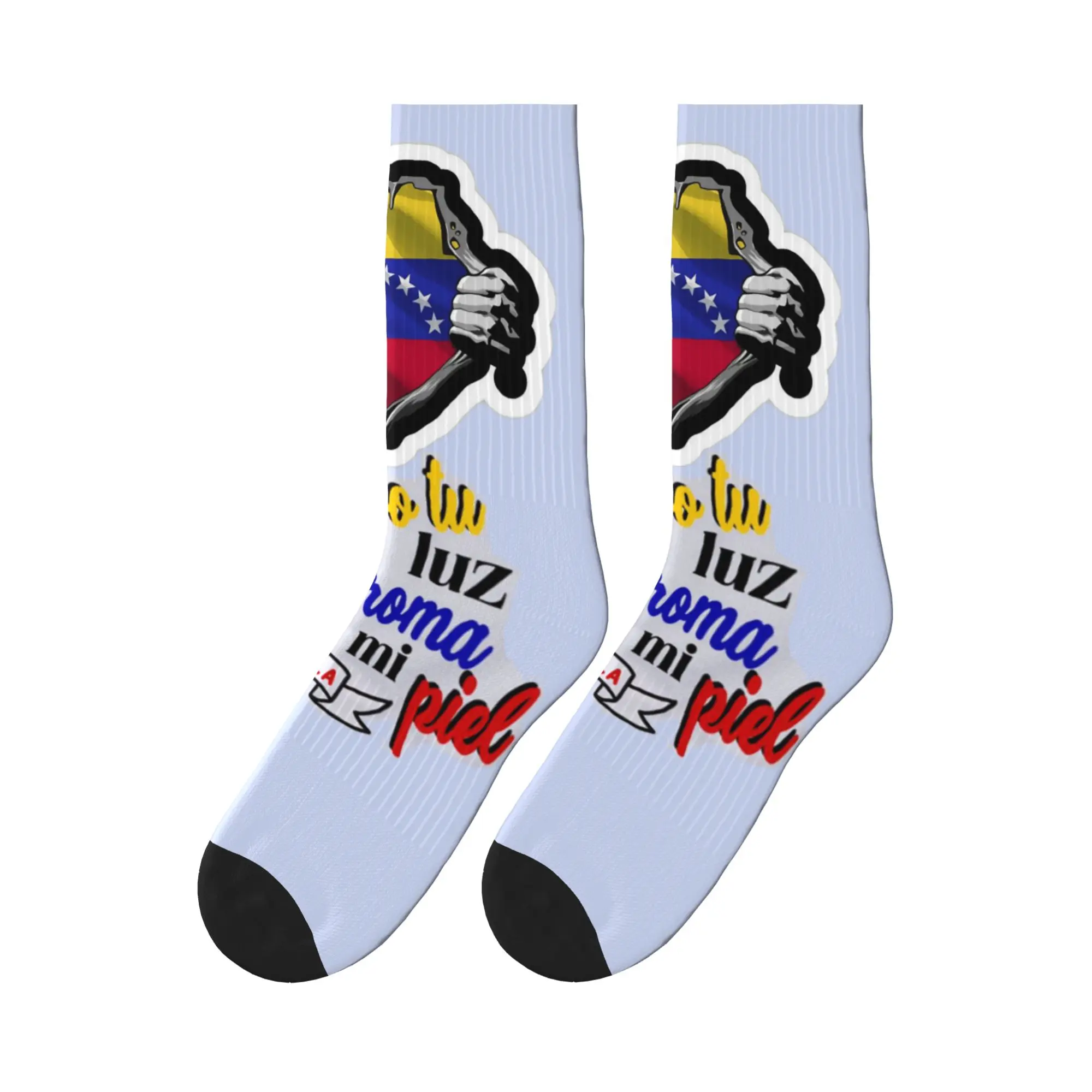 

Arepas venezuela Sports Socks High Quality Stockings All Season Long Socks for Man's Woman's Birthday Present