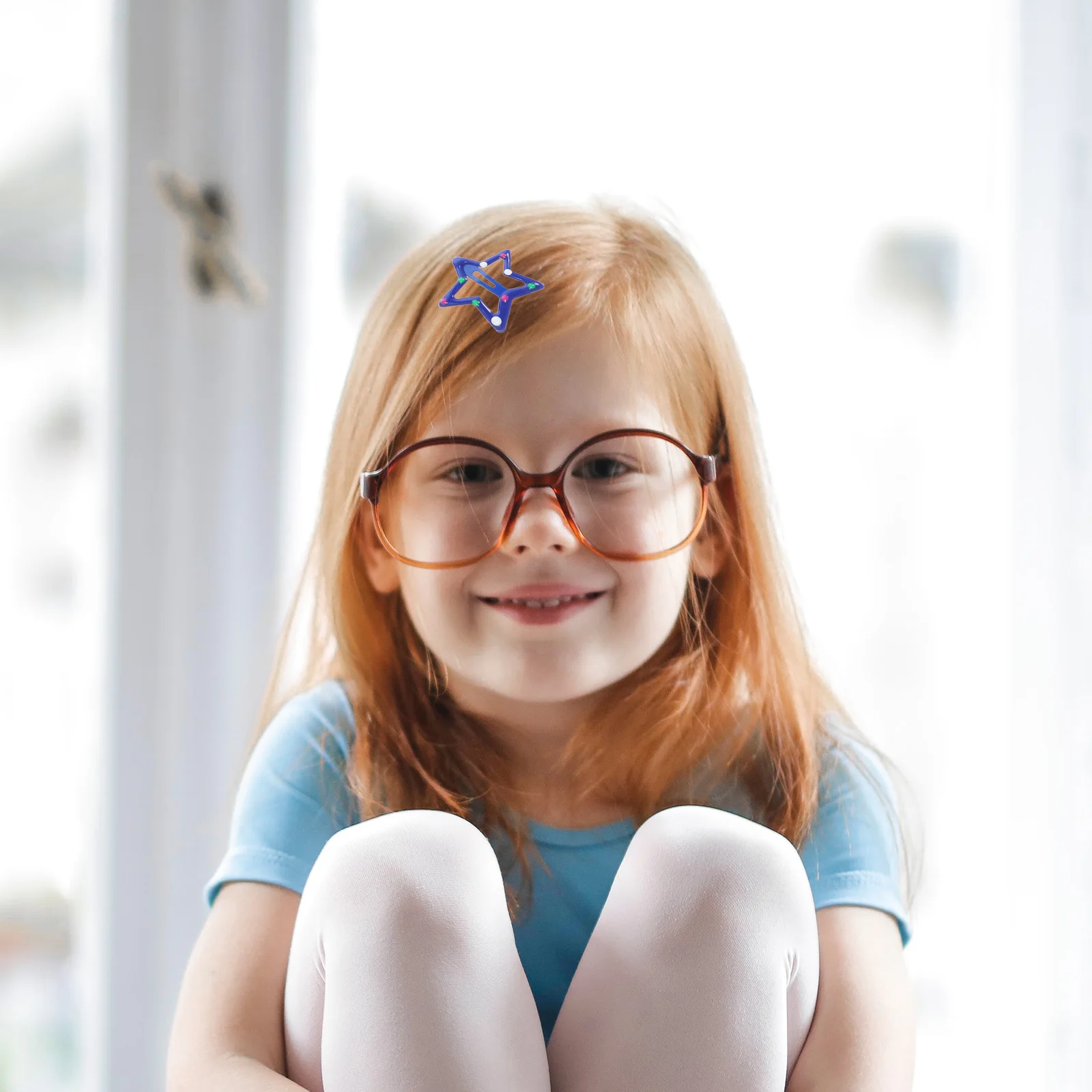 

10pcs Star Snap Hair Clips Girls Metal Barrettes Toddler Kids Bangs Fringe Hairstyle Colorful Hair Accessories