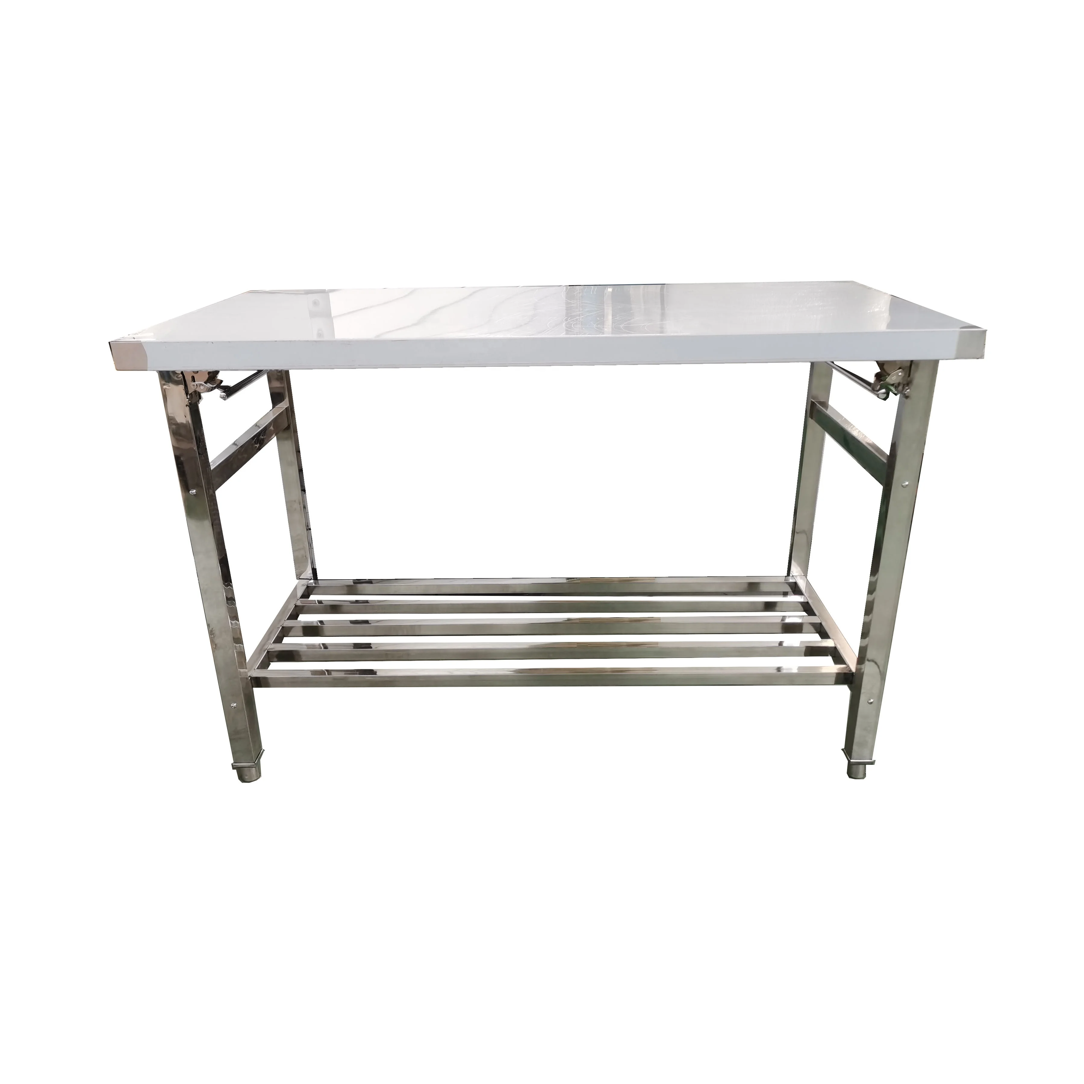 Popular Folding Table Camping Portable 201/304 Stainless Steel Small Outdoor Foldable Table Picnic Table