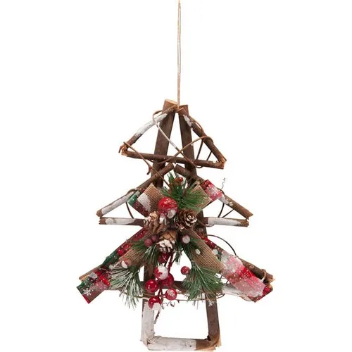 A Life Group Christmas Wood Ornament Pine Tree