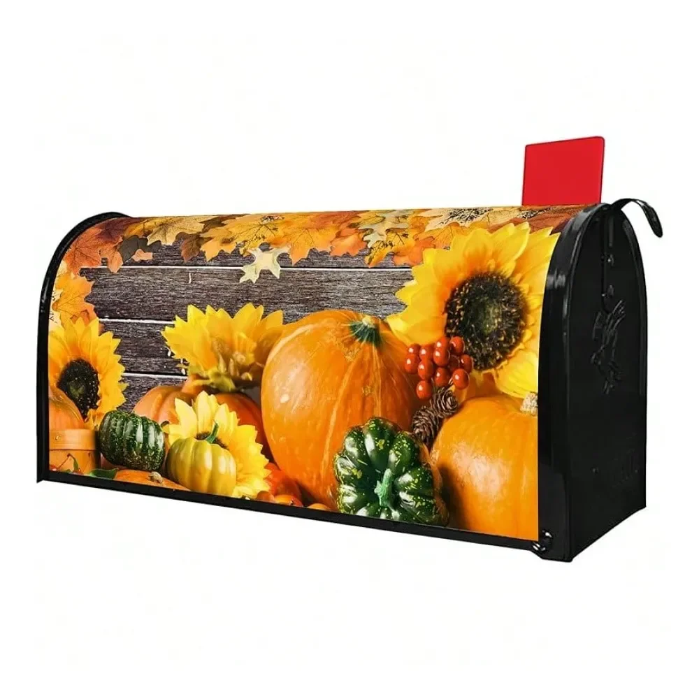 

Fall Yall Pumpkin Maple Leaf Magnetic Mailbox Cover Standard Size 18 X 21 Thanksgiving Harvest Autumn Letter Box Covers Decor O