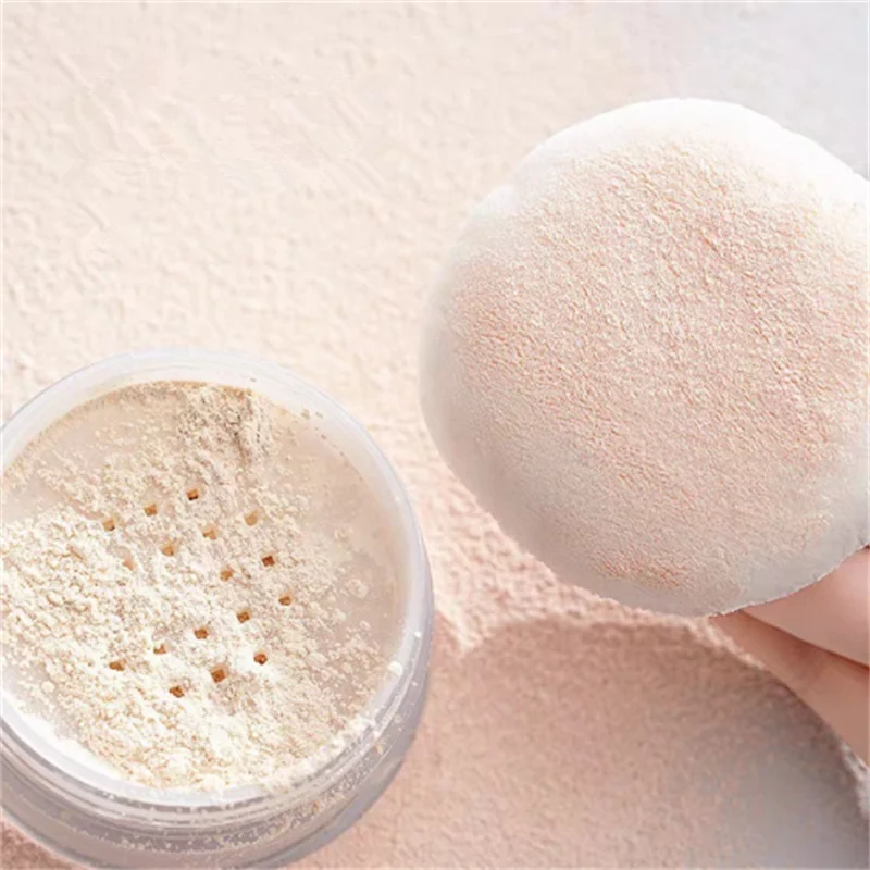Soffio per cipria cosmetico in velluto - Soffio per fondotinta non assorbente per uso asciutto e bagnato per un strumento di trucco di bellezza per un'applicazione regolare