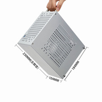 SKTC brand new A07 4.3L all aluminum handle computer case MINI ITX motherboard small 1U power supply 17cm graphics card