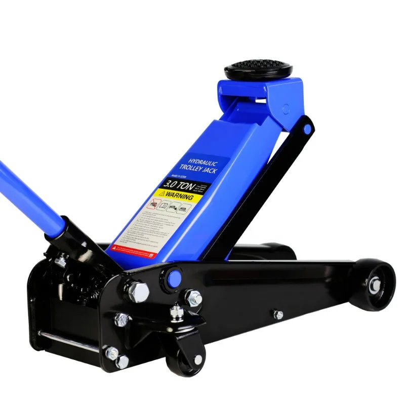 

Hydraulic trolley Low Profile and Steel Racing 3Ton (6,000 lb) Capacity, Floor Jack with Piston Quick Lift Single ​Pump, Blue
