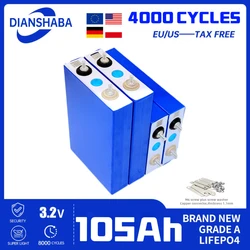 Motorcycle Electric Car Solar Inverter Boat Batteries Welcome 3.2V 105Ah LiFePO4 battery Lithium iron phospha