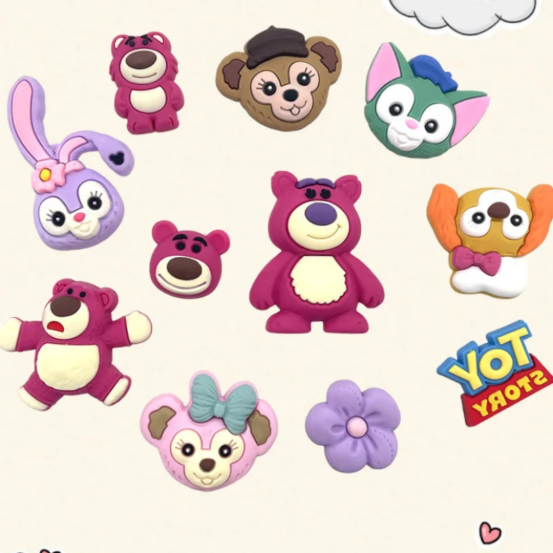 

11Pcs Lindo Potdemiel PVC Crocodile Shoe Pins Sandal Accessories Clog Decorate Children's Gift Footwear Accessories