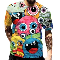Fashion Cartoon Movie Monsters Inc 3d Print TShirt For Men Women T-shirts Cartoon Anime Boy Girl Kids Summer Casual Clothing