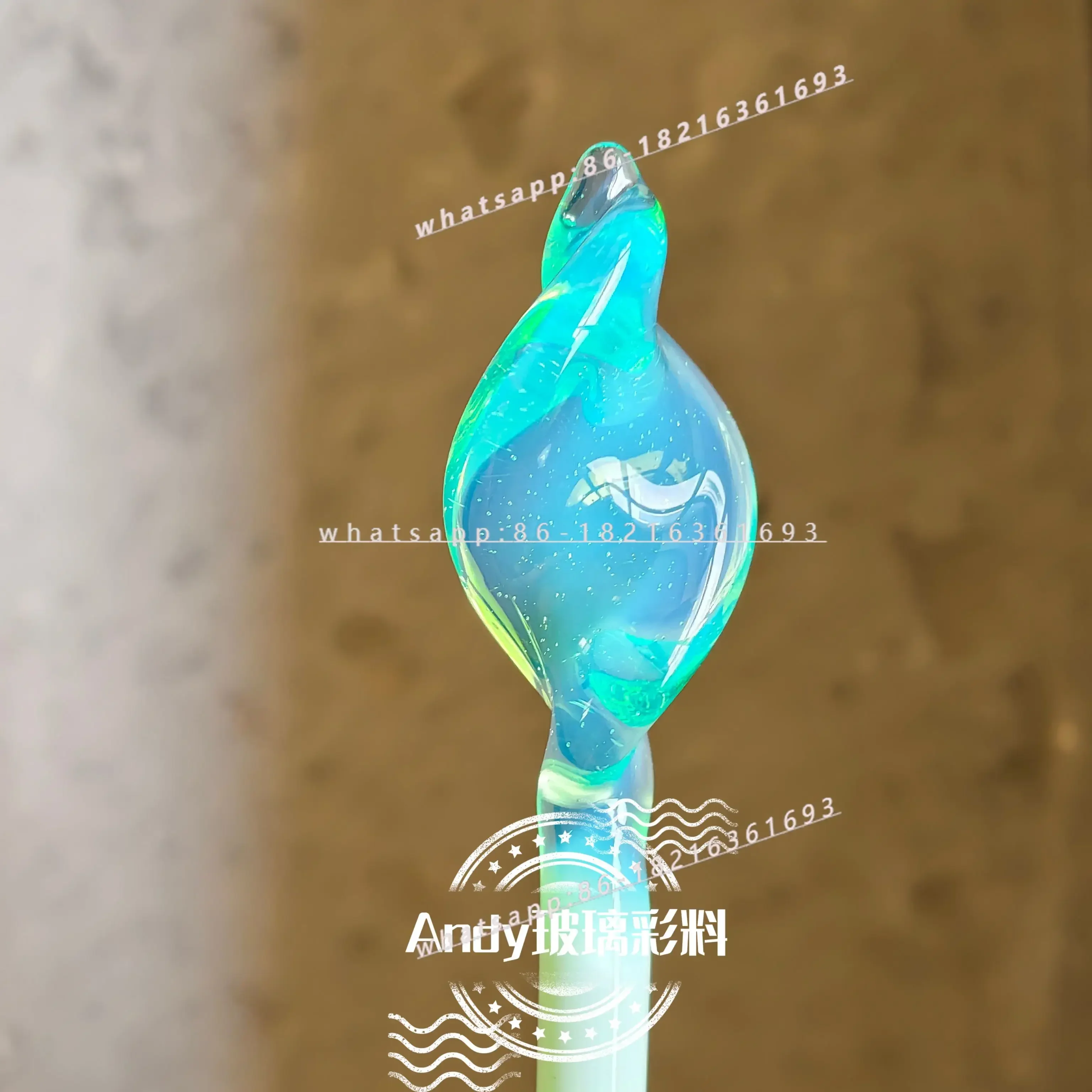 2026GOOD EX26 Siren Protein Light Green Rod, Burning Glass Lamp Rod, Colored Borosilicate Glazed Hard Material