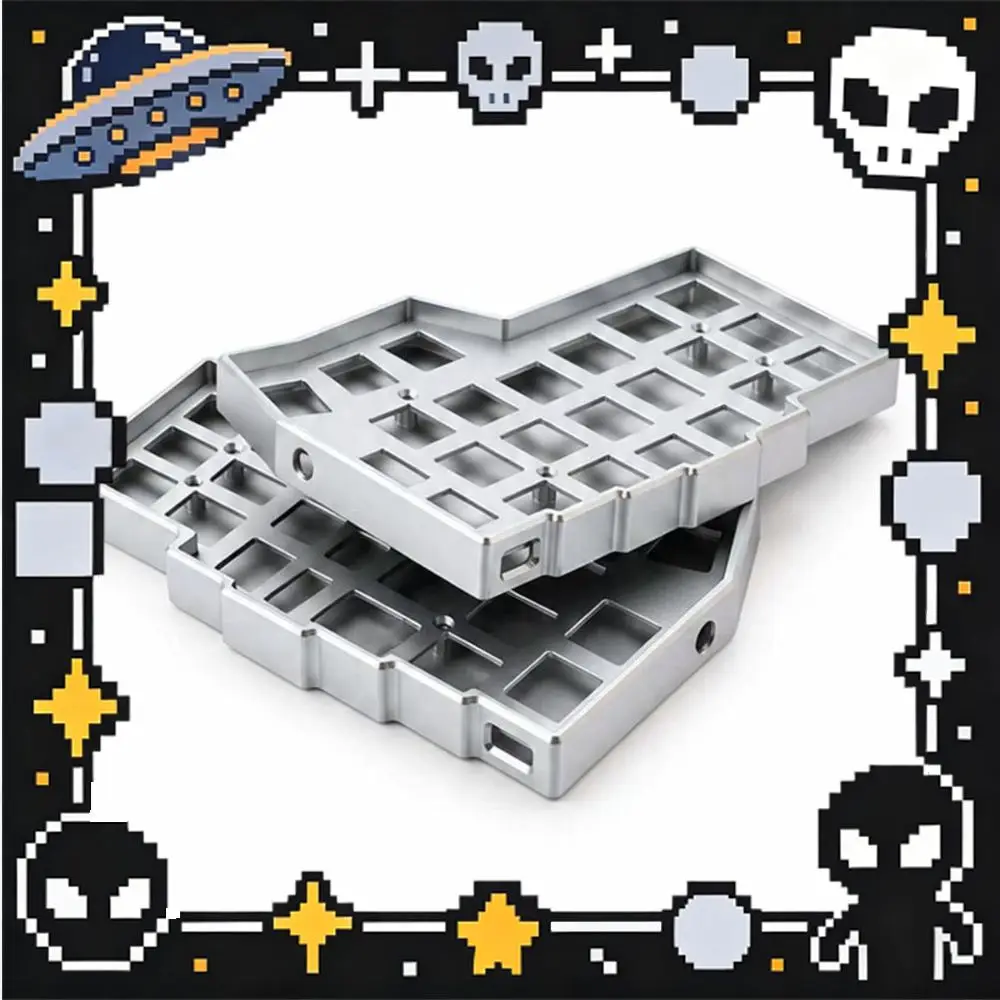 CORNE V4.1 Aluminum Alloy Split Keyboard Kit Customized CNC Anodizing Shell for Separate Mechanical Keyboard Accessories DIY