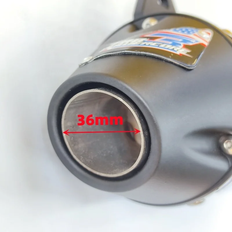 STLF JPM 230F دراجة نارية العادم تعديل الفولاذ المقاوم للصدأ عالية الأداء الخمار العادم الأنابيب نظام العادم الكامل الخمار P #4