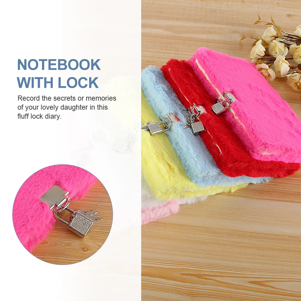 Special Cover Notebook Lockable Diary for Journal Recording Plans Travel Notepad Decorative Writing Gift