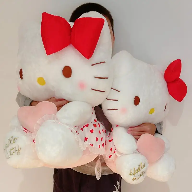 

New 20/30/40cm Hello Kitty Plush Toys Cute Peluche Doll Room Decor Rag Doll Kids Plush Toys Girls Christmas Gift Kt 、 Kitty Cat