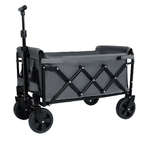 

Wholesale Heavy Duty Folding Wagon Carts Customizable OEM Outdoor Garden Beach Trolley Platform Structure Foldable for Camping