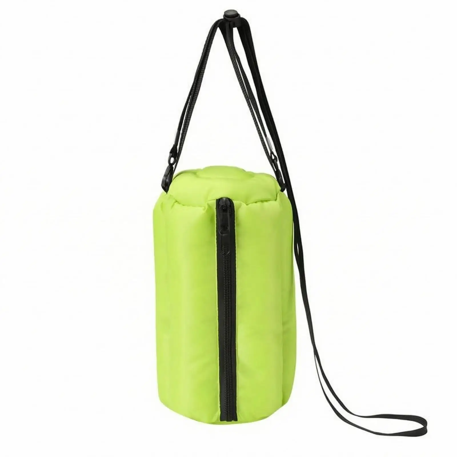 Aluminum Foil Lined Insulated Beverage Carrier Zippered Water Bottle Sleeve Sturdy Oxford Bag for Travel Backpack