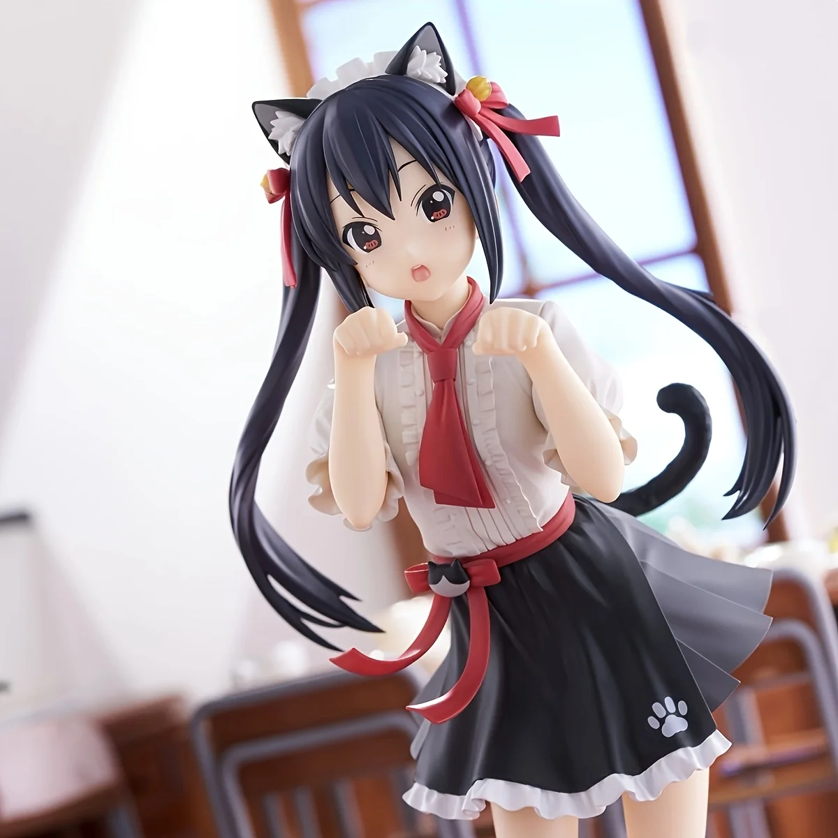 22 cm Judai Original Furyu Trio Versuchen Sie iT K-ON Nakano Azusa Hirasawa Yui Katze Mädchen Kellner PVC Action Figure Modell puppe Spielzeug geschenk