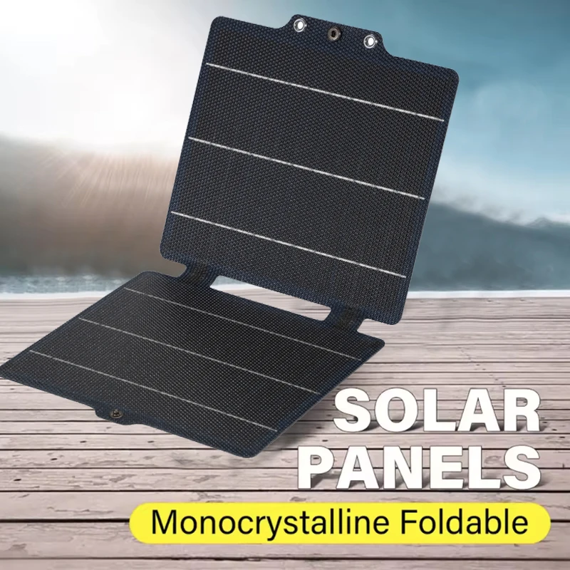 10W 5V Portable Solar Panel Battery Phone Charger Foldable Mobile Power Bank Charger for Cell Phone Power Bank Camping