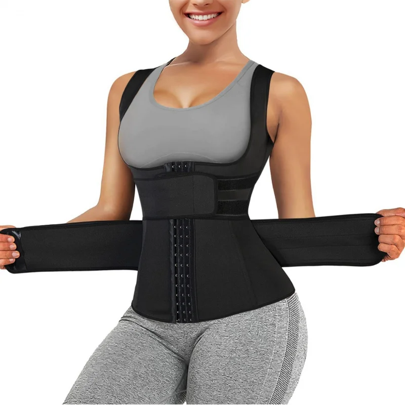 

Cross-Border Hot Selling High-End Waist Shaping Belt Vest Stretch Yoga Sports Fitness Weight Loss Slimming High-End Vest Waist S