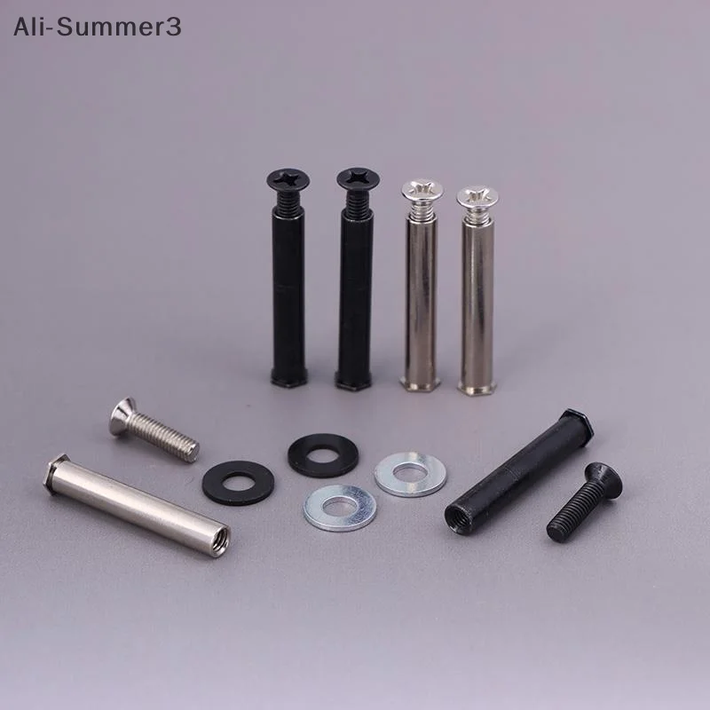 4Pcs/set Computer Case Fan Long Screw Kit DIY Modified PC Cooling Fan Screw Enhanced Stability Cooling Fan Mount Screws