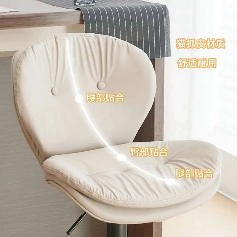 كراسي بار الاستقبال الحديثة مقعد مرتفع فاخر للمكتب كراسي بار قابلة للتعديل تصميم بسيط أثاث البار Cadeiras LLBC #5