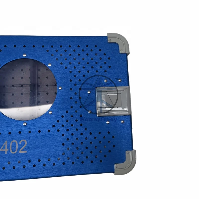 Orthopedic Surgical Instruments 304 Stainless Steel Sterilization Box For Transforaminal Instrument
