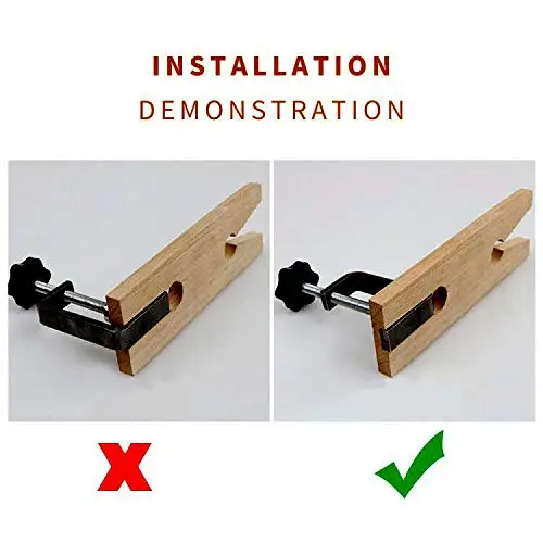 Bench Pin Clamp Set V-Slot for Workbench Wooden Jewelry Clamp Tool